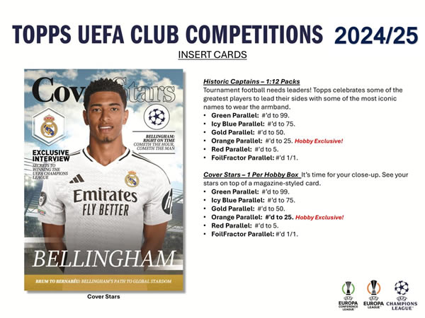 2024 Topps Soccer Box 未開封 2BOX 最安値！ 2024/25 Topps UEFA Club Competitions Finest Soccer Hobby Box