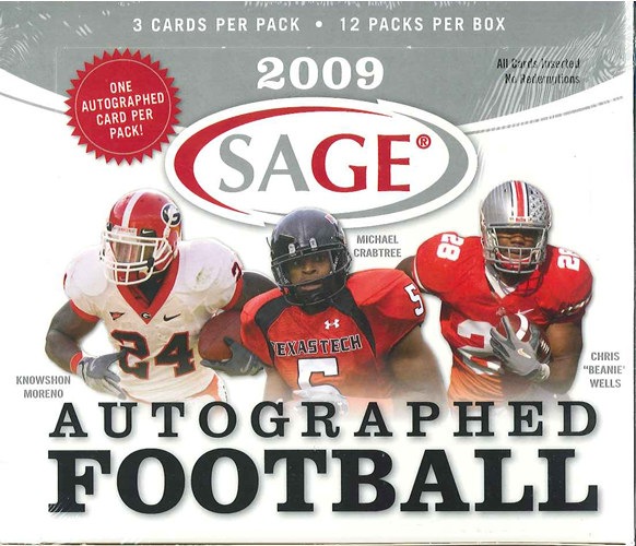 2009 SAGE AUTOGRAPHED FOOTBALL トレーディングカード