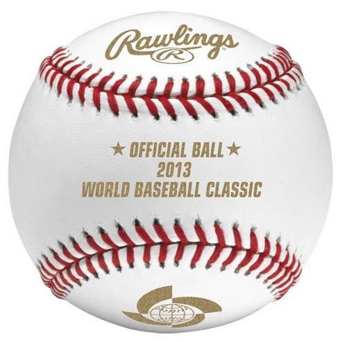 WBC 2013年 公式球&優勝記念ボール 2013 WBC 公式球 ボールキューブ入（#ROWBC-R）