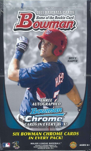 MLB 2011 BOWMAN JUMBO BOX