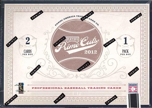 뢣2012 PANINI PRIME CUTS BASEBALL BOX