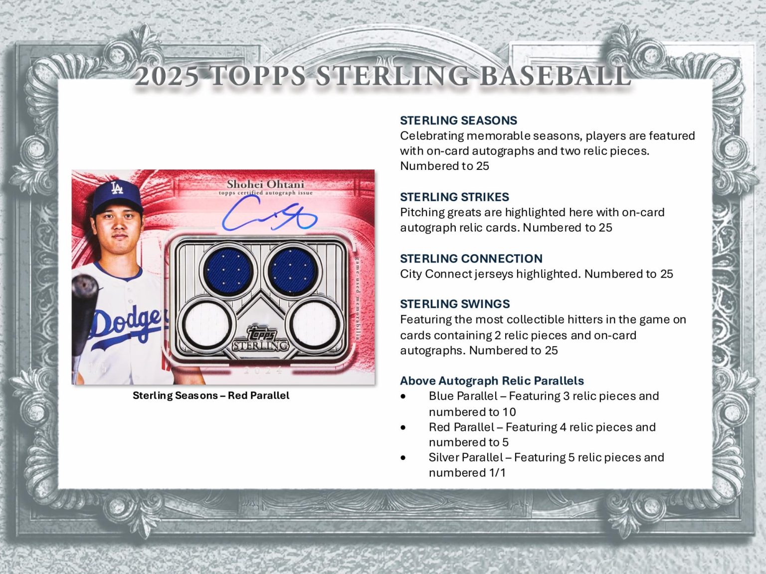 MLB 2025 TOPPS STERLING HOBBY BOX（送料無料）