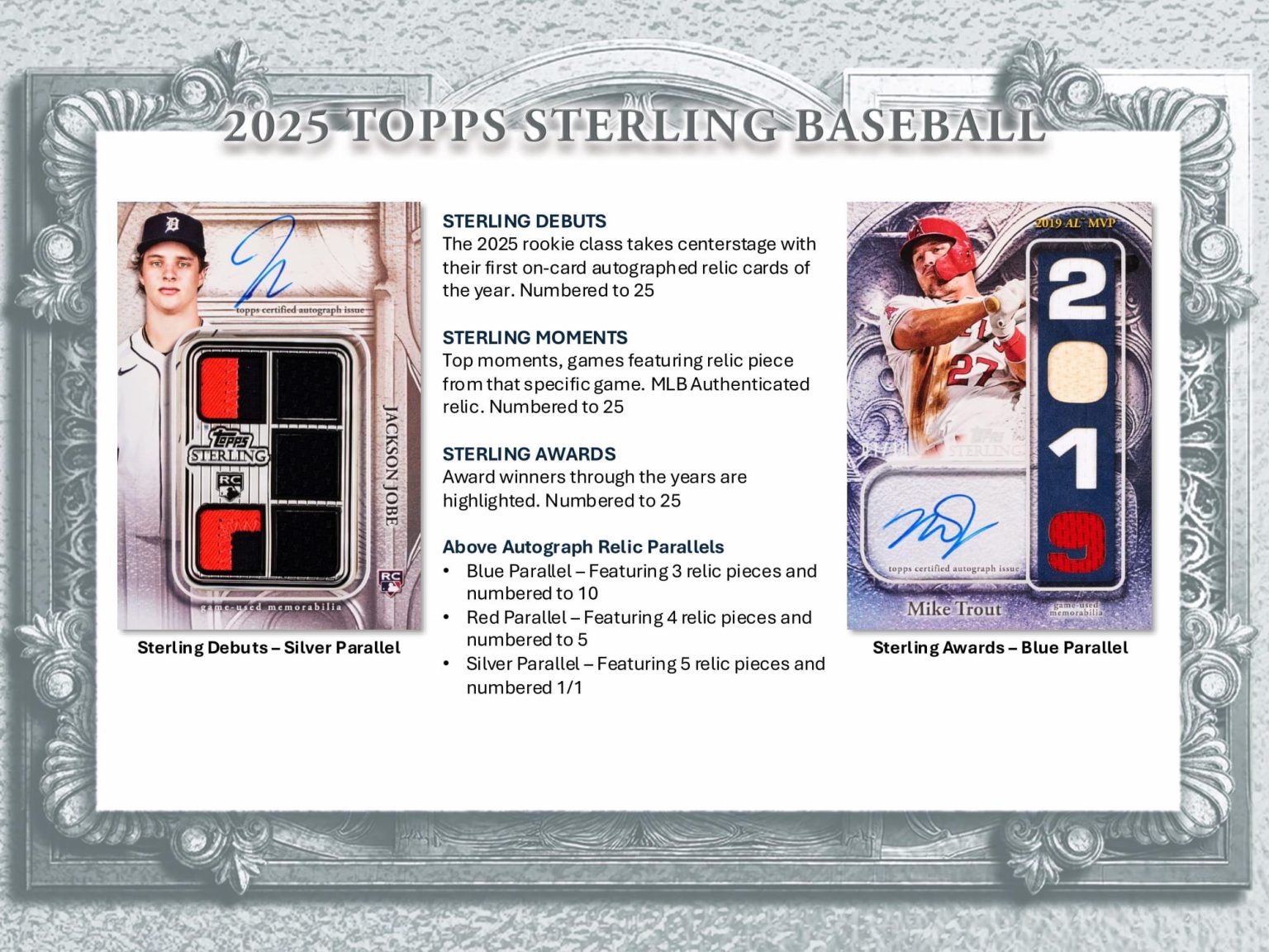 MLB 2025 TOPPS STERLING HOBBY BOX（送料無料）