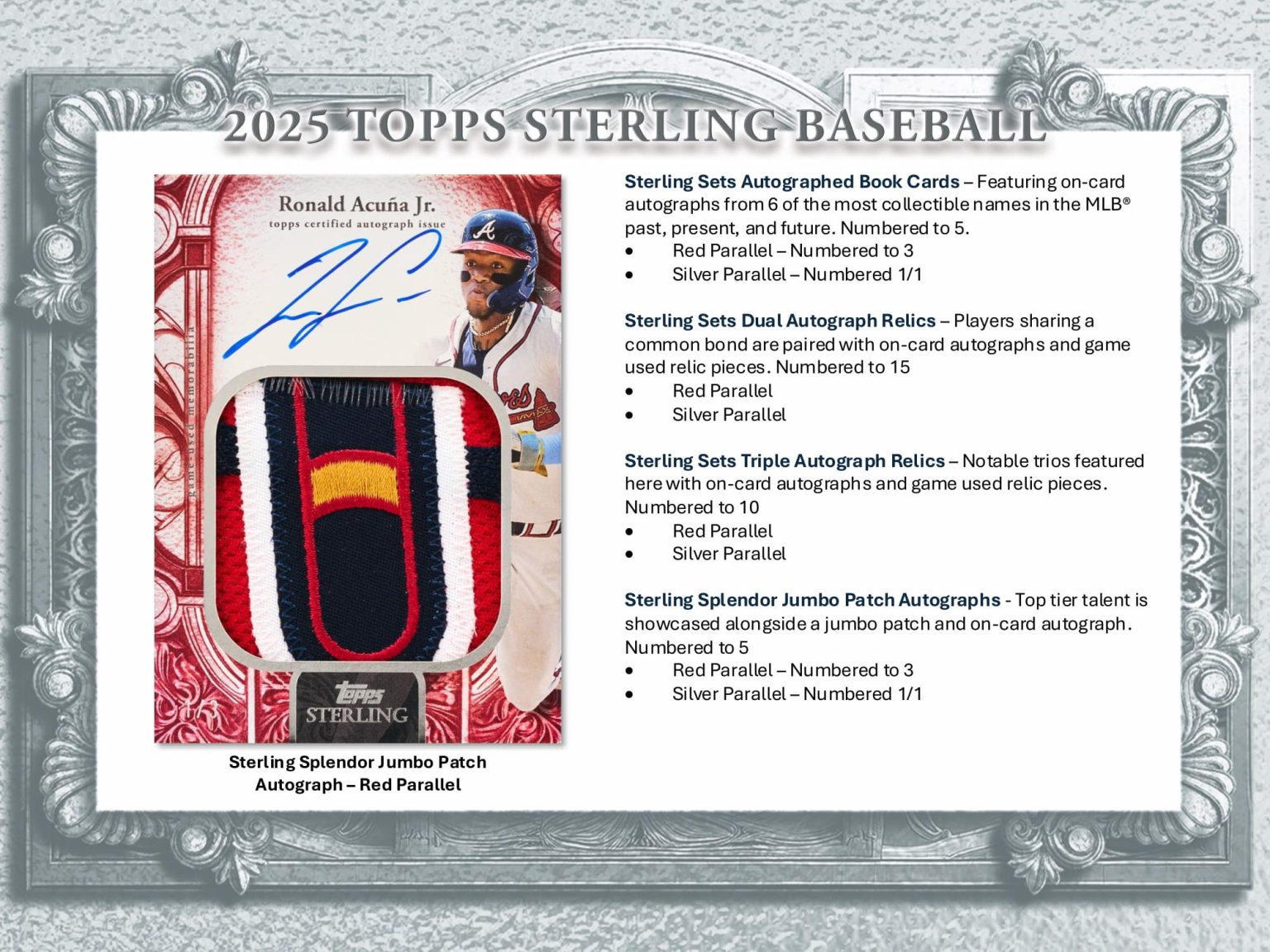 MLB 2025 TOPPS STERLING HOBBY BOX（送料無料）