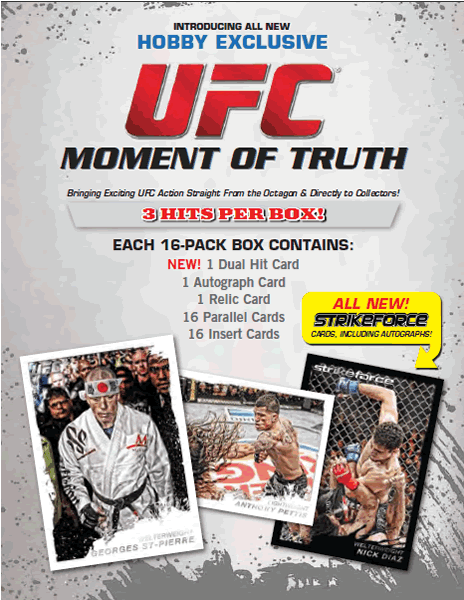 2011 UFC MOMENT OF TRUTH トレーディングカード BOX