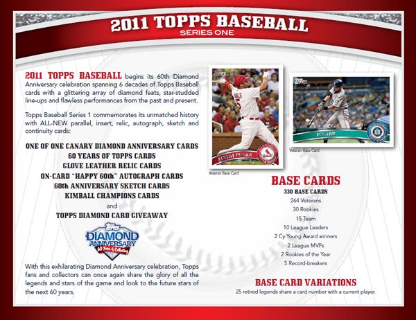 MLB 2011 TOPPS 1 JUMBO ȥ졼ǥ󥰥