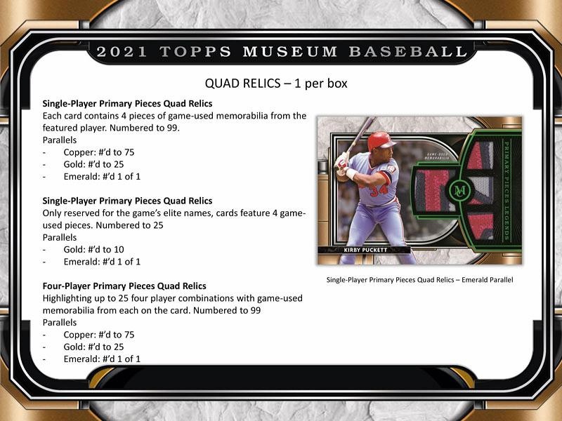 MLB 2021 TOPPS MUSEUM COLLECTION BASEBALL BOX