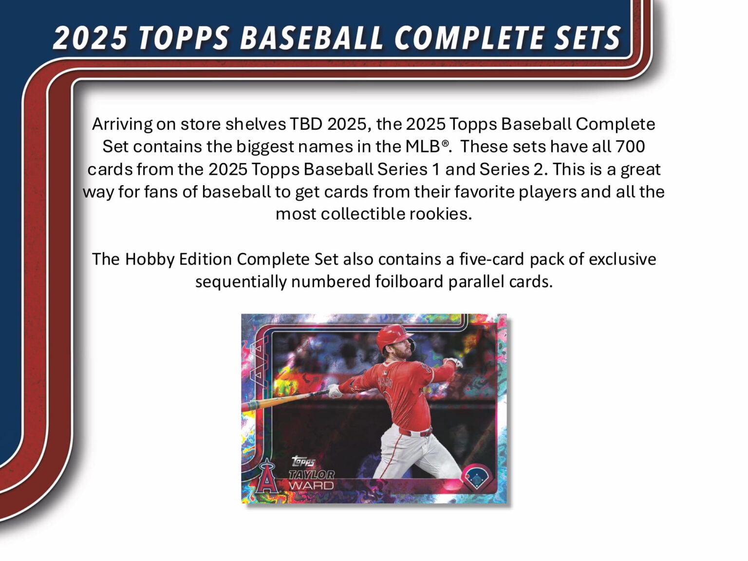 MLB 2025 TOPPS BASEBALL COMPLETE SETS HOBBY（送料無料）