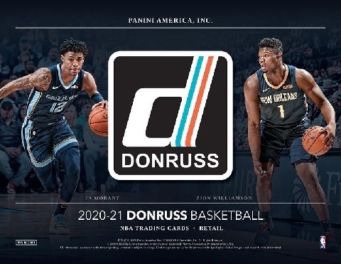 NBA 2020/21 PANINI DONRUSS BASKETBALL FATPACK BOX