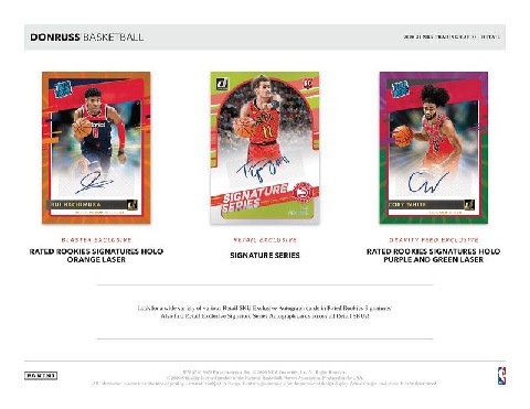 NBA 2020/21 PANINI DONRUSS BASKETBALL FATPACK BOX