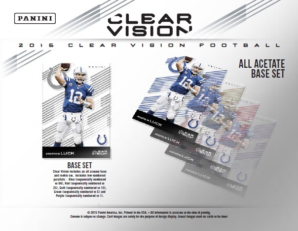 NFL 2015 PANINI CLEAR VISION FOOTBALL（送料無料）