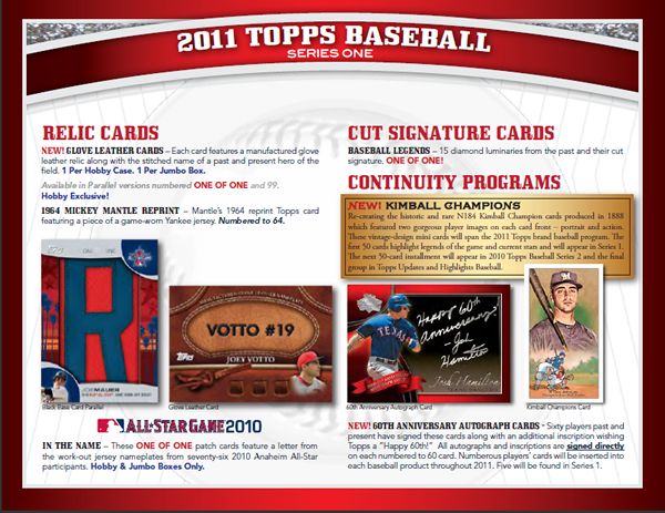 MLB 2011 TOPPS 1 JUMBO ȥ졼ǥ󥰥