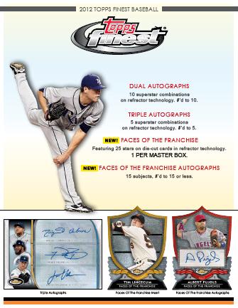 MLB 2012 TOPPS FINEST