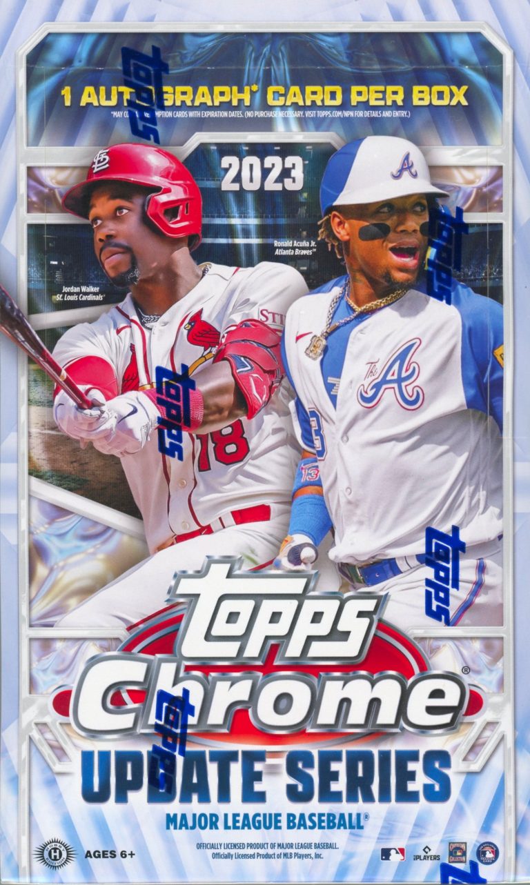 MLB 2023 TOPPS CHROME UPDATES HOBBY BOX̵