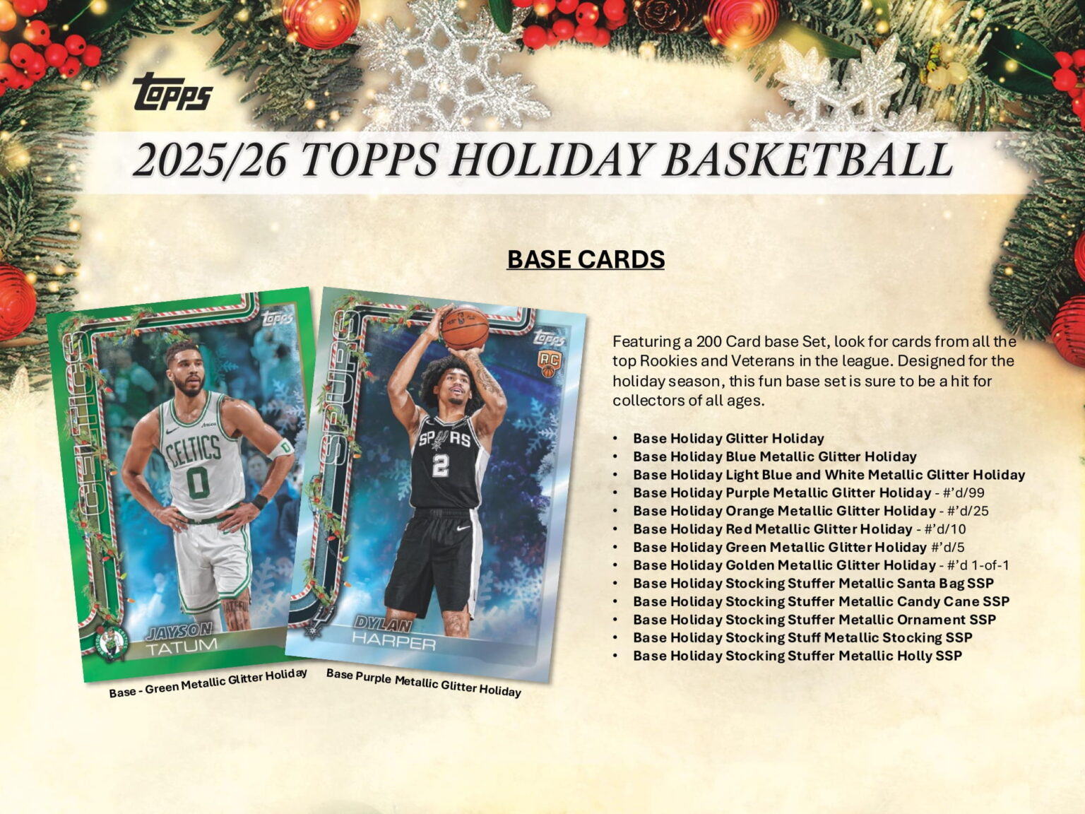 ☆お一人様2点限り☆NBA 2025 -26 TOPPS HOLIDAY MEGA BOX（送料無料）