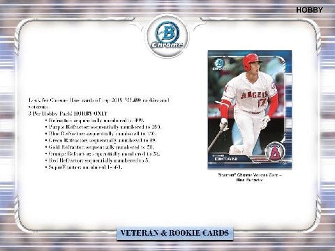 未開封 2019 Bowman Chrome Master Hobby Box 未開封 2019 Bowman Chrome Master Hobby Box 2019 Bowman