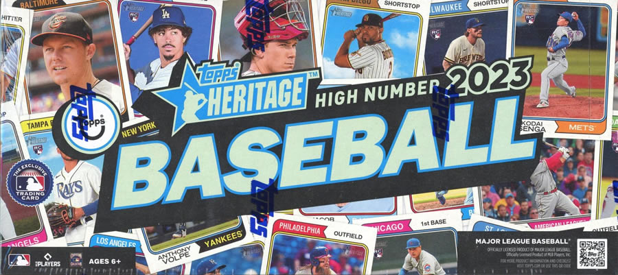 MLB 2023 TOPPS HERITAGE HIGH NUMBER HOBBY BOX