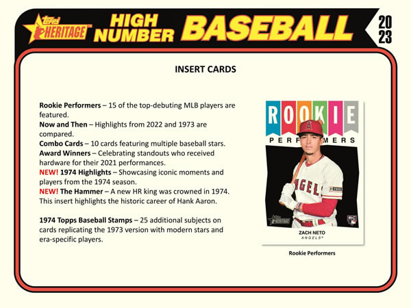 MLB 2023 TOPPS HERITAGE HIGH NUMBER HOBBY BOX