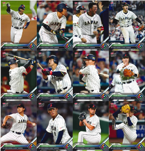 2023 World Baseball Classic Champions TOPPS NOW 12-Card SetWBCͥǰ12祫ɥåȡ