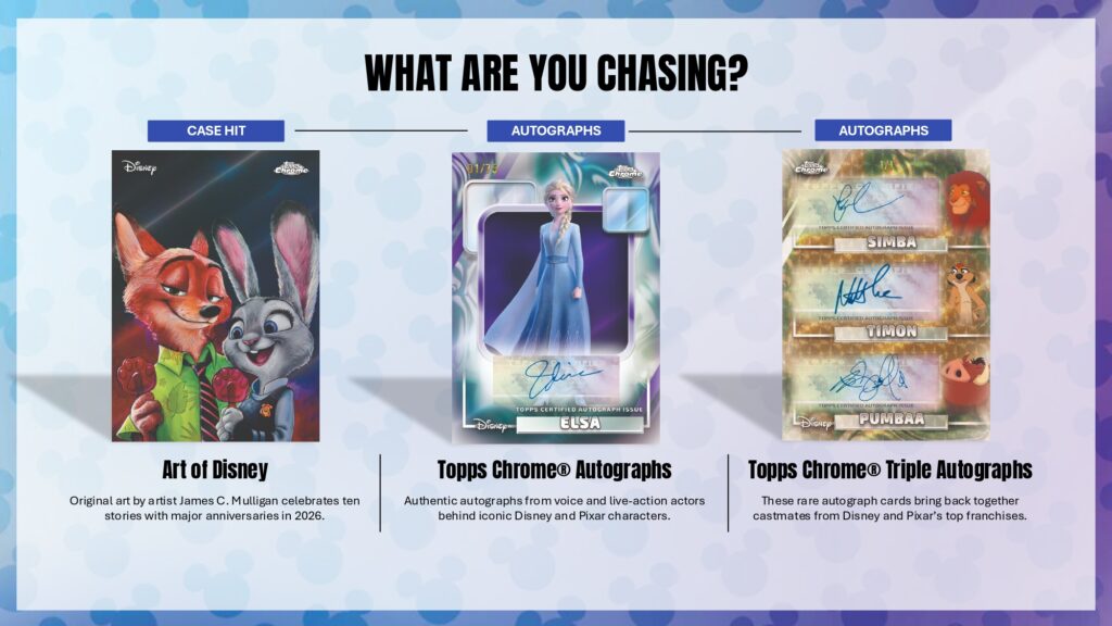 2026 TOPPS CHROME DISNEY MEGA BOX（送料無料）