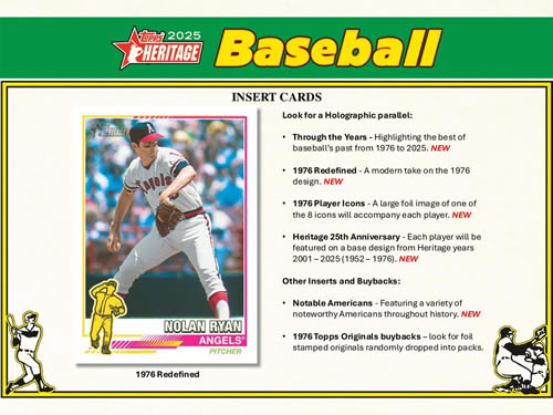 MLB 2025 TOPPS HERITAGE HOBBY BOX（送料無料）
