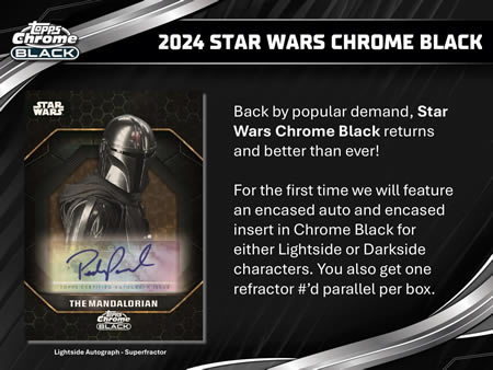 2024 TOPPS STAR WARS CHROME BLACK HOBBY