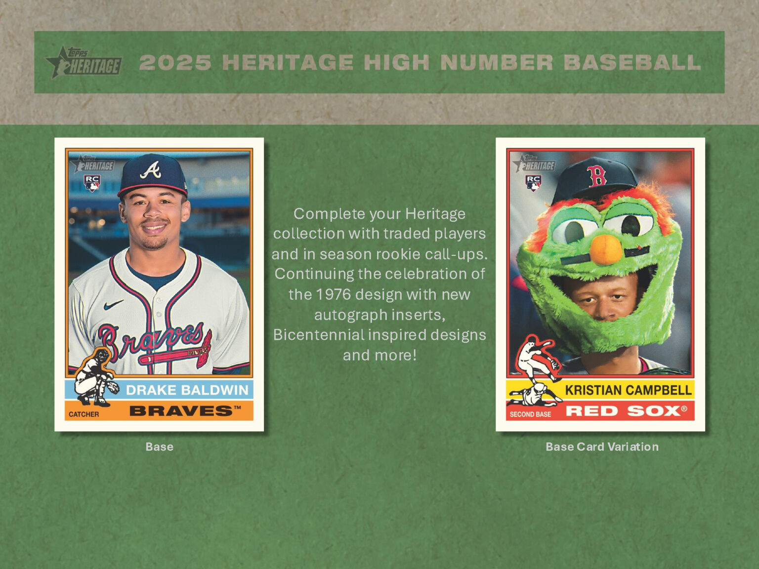 MLB 2025 TOPPS HERITAGE HIGH NUMBER HOBBY BOX（送料無料）