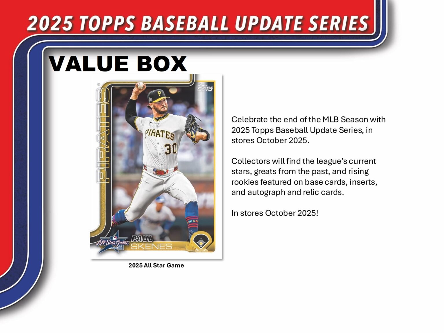 MLB 2025 TOPPS UPDATE SERIES VALUE BOX（送料無料）