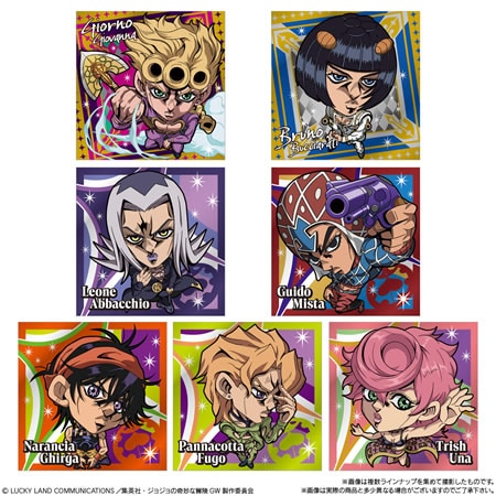 コンプリートジョジョの奇妙な冒険　黄金の風　ウエハース シール　2セット にふぉるめーしょん ジョジョの奇妙な冒険 シールウエハース ～黄金の