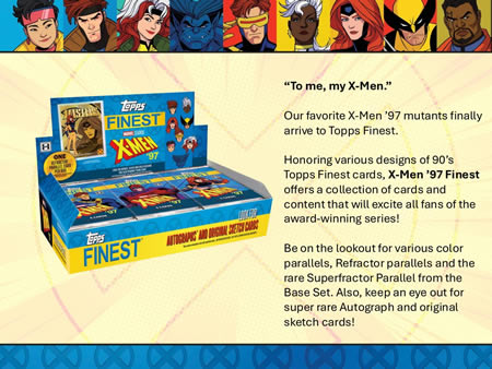 2025 TOPPS FINEST X-MEN '97 BOX（送料無料）