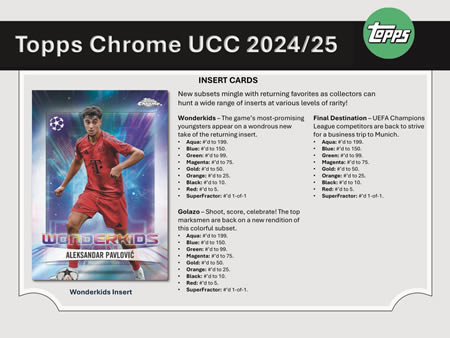 Topps Chrome UEFAチャンピオンズリーグ公式サッカーカード ⚽ 2021/22 TOPPS CHROME UEFA CHAMPIONS LEAGUE HOBBY【製品