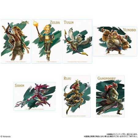 ゼルダの伝説　ツインウエハース　　全28種　フルコンプ 空袋付】ゼルダの伝説 カードツインウエハース フルコンプリート