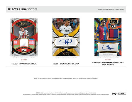 SOCCER 2024-25 PANINI SELECT LA LIGA HOBBY BOX（送料無料）