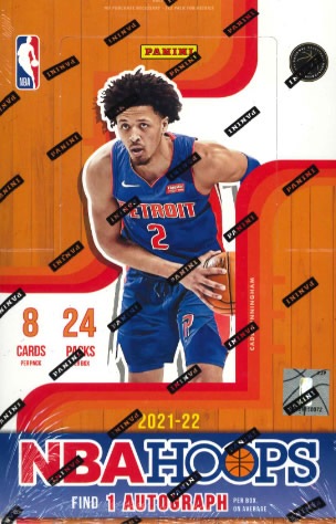 NBA 2021/2022 PANINI HOOPS BASKETBALL HOBBY BOX