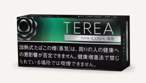 エラーたばこ（iQOS ブラックメンソール） IQOS ILUMA、ラズベリーの香りの「テリア ブラック ルビー メンソール