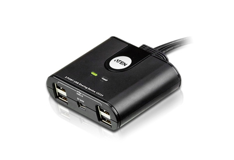 【メーカー取り寄せ】ATEN USBデバイス共有器 2ポート US224/ATEN ［プリンストン直営］