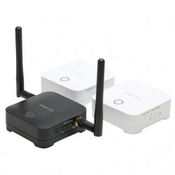 （在庫限り）ワイヤレスプレゼンテーション Simple Cast 親機1台+子機2台セット PTW-SPCAST HDMIを無線化 ［プリンストン直営］
