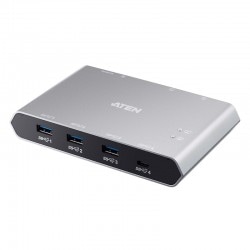 【メーカー取り寄せ】ATEN USB-C 2ポートUSB 3.1 Gen 2デバイス共有器 （電源パススルー対応） US3342/ATEN ［プリンストン直営］