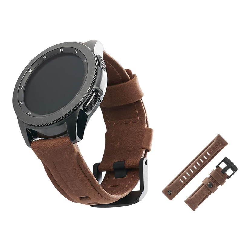 UAG Galaxy Watch 42mm LEATHERХ ե쥶 ֥饦 UAG-GWSL-BR Υץ󥹥ȥľġ