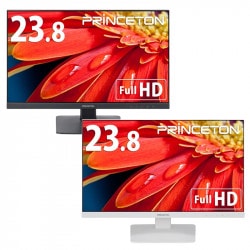 23.8インチ ワイド 液晶ディスプレイ 全2色 フルHD 白色LEDバックライト 広視野角 PTFWLD-24W PTFBLD-24W ［プリンストン直営］