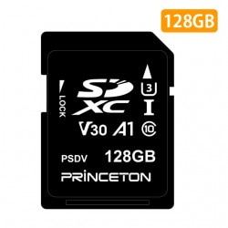 SDXCカード UHS-I U3 V30対応 128GB PSDV-128G ［プリンストン直営］