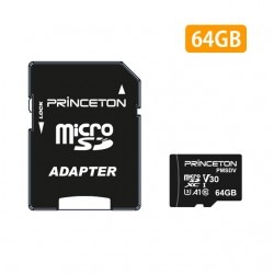 microSDXCカード UHS-I V30対応 64GB PMSDV-64G ［プリンストン直営］