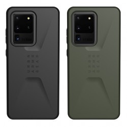 （在庫限り）UAG Galaxy S20 Ultra用 CIVILIANケース ソリッドデザイン 全2色 耐衝撃 UAG-GLXS20ULTCシリーズ ［プリンストン直営］