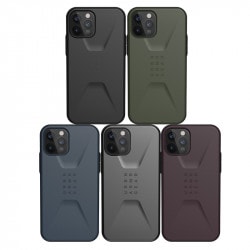 （在庫限り）UAG iPhone 12 Pro / 12用 CIVILIANケース ソリッドデザイン 全5色 耐衝撃 UAG-IPH20MCシリーズ 6.1インチ ［プリンストン直営］