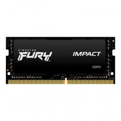 （在庫限り）キングストン FURY Impactシリーズ ブラック 32GB 2666MHz DDR4 CL16 SODIMM 260pin ゲーミングメモリ KF426S16IB/32 ［プリンストン直営］