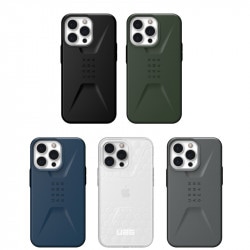 （在庫限り）UAG iPhone 13 Pro 用ケース CIVILIAN ソリッドデザイン 全5色 耐衝撃 UAG-IPH21MB-Cシリーズ 6.1インチ ［プリンストン直営］