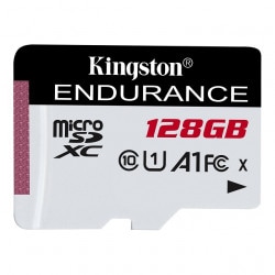 【メーカー取り寄せ】キングストン High-Endurance microSDカード 128GB Class10 A1 U1 SDCE/128GB ［プリンストン直営］