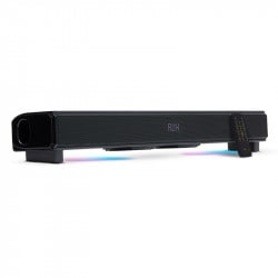 （在庫限り）ULTRA PLUS 2.1ch 40W RGB ゲーミングサウンドバー ブラック HDMI ARC対応 LEDイルミテーション付 UP-GSB-A ［プリンストン直営］