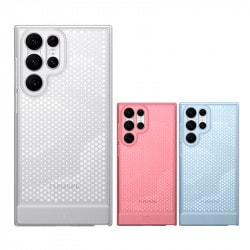 （在庫限り）U by UAG Galaxy S22 Ultra用ケース LUCENT クリア＆ドット 全3色 耐衝撃 UAG-UGLXS22ULTLUシリーズ ［プリンストン直営］