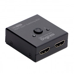 Digizo 4K HDR@60p対応 2ポートHDMI切替器 PHM-SW201SA ［プリンストン直営］